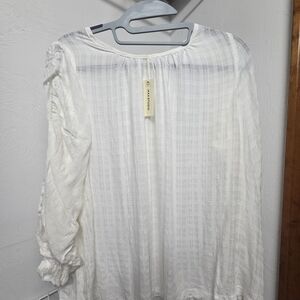Max Studio Cream Blouse